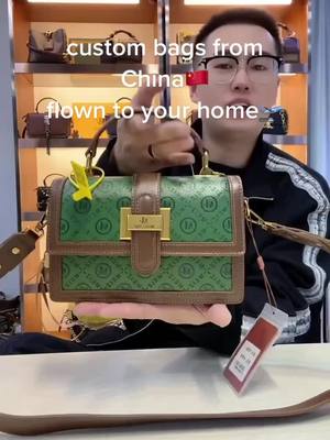 A post by @generazym on TikTok caption: custom bags from China🇨🇳 flown to your home🛫#fyp #foryou #bag 