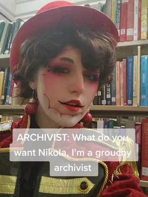 A post by @zubbdub on TikTok caption: Nikola x Skin #halloween #Halloween2022 #magnusarchives #tma #themagnusarchives #tmacosplay #themagnusarchivescosplay #nikolaorsinov #nikolaorsinovcosplay #nikolaorsinovtma #cosplay #fyp 