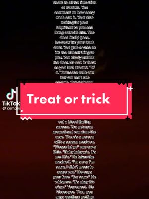 A post by @_imagine__stories on TikTok caption: One shot: trick or treat  #fyp #imagine #halloween 