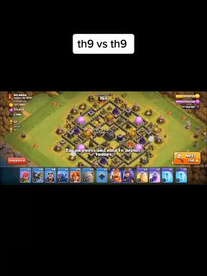 A post by @povzoombei on TikTok caption: Th9 vs Th9 57 pen #Clans of clans#😱😱😱😱😱😱🤯🤯🤯🤯🤯🤯🤯🤯😨😨😨