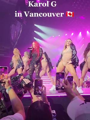 A post by @chavez0319 on TikTok caption: #karolg #vancouver #royersarena #latin