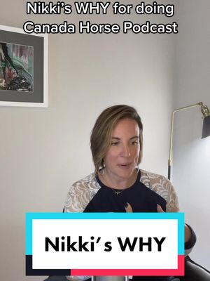 A post by @informedequestrian on TikTok caption: WHY we do what we do in life, with our horses and for ourselves is so important! Listen as Nikki shares her why for hosting Canada Horse Podcast along with Nadine! @nikkiportercoaching #horsesoftiktok #equestrianlife #horsepodcast #canadiancowgirls #mywhy #canadianequestrian #knowbetterdobetter #equestrianpodcast #canadianpodcast #horseownerproblems #toughconversations #horselove 