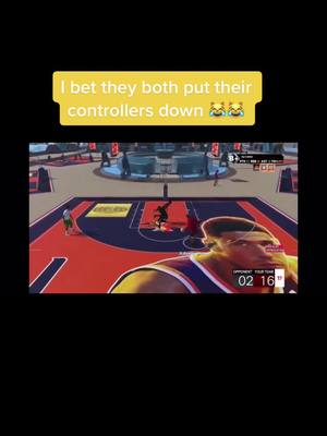 A post by @_bigzoo_ on TikTok caption: I love this game sometimes 😹 #fyp #fy #nba2k #nba2k23 @jedr1k 