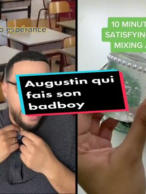 A post by @bestofmb on TikTok caption: A la fin le prof c’est réel, je suis malade 😂 #humour #sketch #comedie #drague #augustin #mdr #couple #heuredecolle #badboy