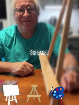 A post by @daveandel on TikTok caption: #davetheartist #easel #followme