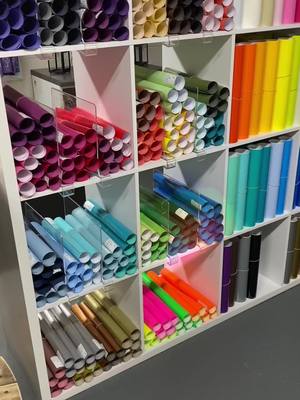 A post by @vinylcreations on TikTok caption: Vinyl and HTV has come to Spring Lake, NC!  Find wonderland inside Boyd’s Boutique.  #springlakenc #95vinyl #sublimationsupplies #cricutsupplies #nccheck #starcraftvinyl #vinylandhtv 