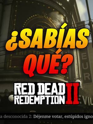 A post by @tidipagao on TikTok caption: ¿SABÍAS QUÉ? Saint Denis... #SabiasQue #curiosidades #datoscuriosos #viral #saintdenis #rdr2 #reddeadredemption2 #parati #harenoficial