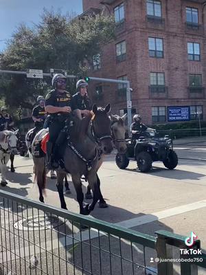 A post by @juanescobedo750 on TikTok caption: World series parade #2ndworldserieswin #houston #fyp #texas #seriesover #firstexperience #astros #trillog #hpd #greatvibes #game6