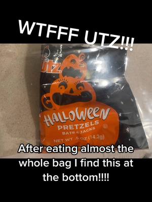 A post by @nicolettex326 on TikTok caption: WTF @Utz Snacks my four year old is  TRAUMATIZED & so am I !!!!!!! #utzsnacks #MomsofTikTok #disgusting