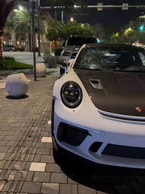 A post by @twokezz on TikTok caption: GT3RS😍 #fyp #viral #viralvideo  #porsche #porsche911gt3rs #cartok #carguy #cargirl #carsoftiktok #carsofmiami 