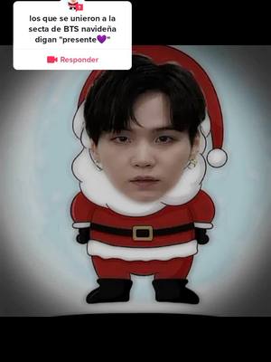 A post by @yoongi_bts_569 on TikTok caption: #Responder a @yoongi_bts_569 #presente hermanas se están filtrando que se están entrando a la secta de bts navideña solo para tener seguidores pero de otro fandom#sectanavideña#bts #teunistealasecta?? #solo#army#podrausarla