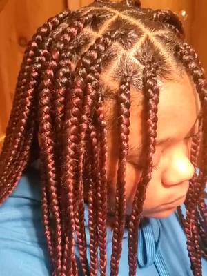 A post by @ariellepassmore on TikTok caption: jumbo knotless braids... #knotlessbraids #knotlessboxbraids