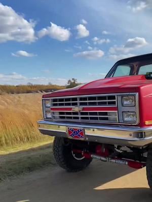 A post by @ariel.handley on TikTok caption: #CapCut #YellowstoneTV #ChevyEVSongContest #squarebody #squarebodychevy #liftedtrucks #chevytrucks #chevy #fyp #foryoupage #truckgirl #truckslutz 