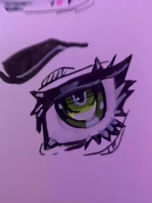 A post by @glitchet on TikTok caption: Random eye doodles#fyp #art #drawingeyes #doodles #animeeyes #animeart #traditional #traditionalart #foryoupage 