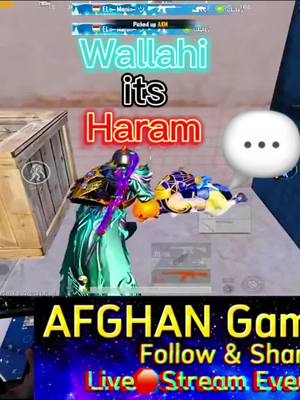 A post by @afghan_gamingyt on TikTok caption: Wallahi its Haram "MUST WATCH FULL VIDEO"#afghan_gamingyt #pubg #pubgmobile  #fyp #foryoupage