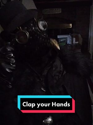 A post by @dr.deandraghoul on TikTok caption: Probably best not to ask the monsters to come out and play. #plaguedoctor #cosplay #funny #humor #monster #danger