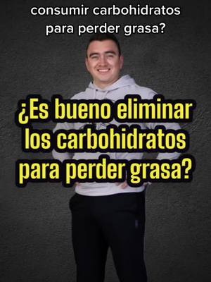 A post by @soyjulioromeroca on TikTok caption: Los carbohidratos y la pérdida de grasa #soyjulioromero #nutriologo #habitosaludables #perdidadepeso #grasacorporal #glucogeno #perdergrasasytonificar 