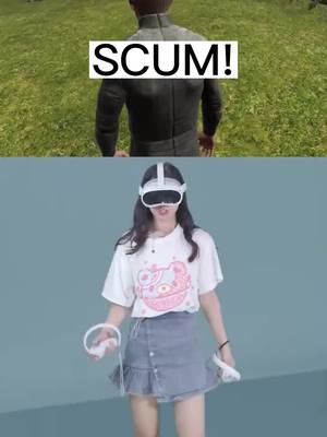 A post by @vrgamergirl on TikTok caption: 😎 #vrtok #vr #funnyvideos #fyp #vrchat #reaction #gamegirl