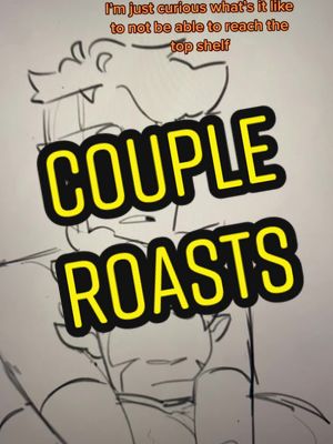 A post by @thatblackartsykid on TikTok caption: Casual couple roasts #oc #originalcharacter #artistsoftiktok #art #fyp #digitalart #lgbt #couple 