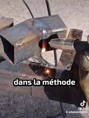 A post by @izifac_ on TikTok caption: 3 méthodes pour souder manuellement dans son atelier 🤓 #DIY #maker #soudure #metal