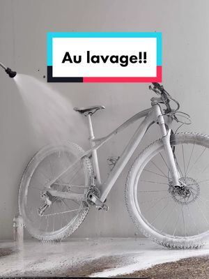 A post by @jeandeg09 on TikTok caption: C’est quand même la partie la plus embêtante après une session de#vtt en plein #hiver 👀😩 #mtb #lavage #lavagevelo #velo #route 