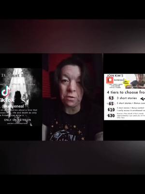 A post by @kimpritekel_lezauthor on TikTok caption: Brand new paranormal sereis on Patreon by award-winning aruthor Kim Pritekel