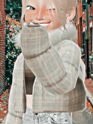 A post by @megszptt on TikTok caption: going on my morning walk! 🧺🤍🍁🍂🧡 @saigeszptt #fyp #foryou #foryoupage #zepeto #zpt #aesthetic #preppy #viral #trend #megszptt 