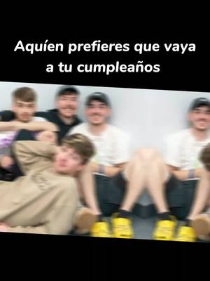 A post by @kyel172 on TikTok caption: A quien prefieres que vaya a tu cumpleaños 