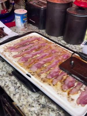 A post by @vemeking on TikTok caption: #bacon #freedom #sizzle #freedommeat 