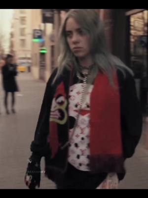 A post by @bilsxannies on TikTok caption: party monster x eilish #fypシ #edit #velocity #billieeilish 