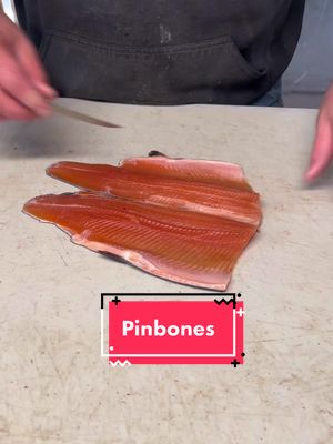 A post by @blackcanyon_trout on TikTok caption: How to remove pin bones! #fish #fishfillet #fishtok #meat 