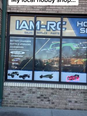 A post by @rays__rc on TikTok caption: My local hobby shop… IAM-RC Hobby Shop in Manassas VA #fyp #iamrchobbyshop #traxxas #arrma #hobbyshop #losi #tamiya 