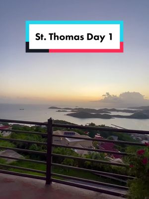 A post by @galvestongirly on TikTok caption: St. Thomas day 1 vlog ✨ landed and went straight to our 2 year anniversary dinner 💕 #thingstodoinstthomas #usvirginislands #fyp #anniversarytripideas