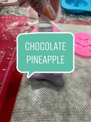 A post by @craftybakerbyarabel on TikTok caption: Chocolate covered pineapple for treat table #chocolatecoverdpinapples #chocolate #chocolatecoverd #birthdaygirl #sweet16birthday #sanford #lakemaryfl #pineapple #treatlife #chocolatelover #cake #takeorder #birthdaycake #fyp #fypシ