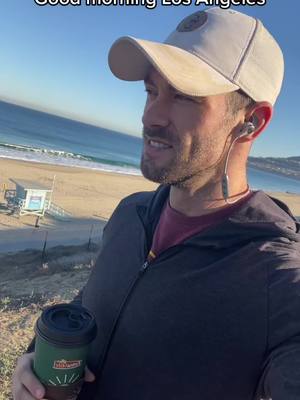 A post by @jwheelerfit on TikTok caption: Have a great day 😊 #beach #beachlife #coffee #losangeles #fy #fyp #foryou #foryoupage #foryourpage 