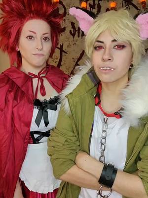 A post by @coffee_cosplayer on TikTok caption: @aisubara #mha #bnha #mhacosplay #bnhacosplay #kirishimacosplay #bakugoucosplay #kiribaku #kiribakucosplay 