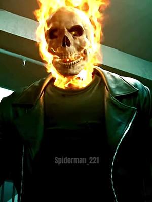 A post by @spiderman_221 on TikTok caption: Ghost rider💀🔥 #marvel #spiderman_221 #fypシ #viral 