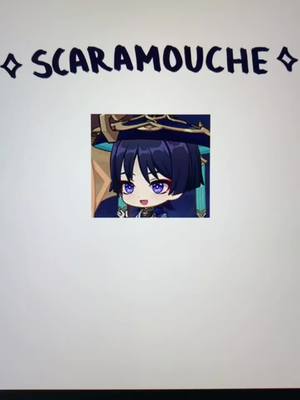 A post by @minghuaa on TikTok caption: it’s true i am obssessed with him #scaramouche #GenshinImpact  #genshinart #kunikuzushi #fanart  #artisuld16pro #genshin  