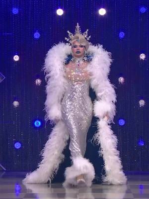 A post by @itsqueenicesis on TikTok caption: ❄️ The Ice Queen ❄️ @WOW Presents Plus @Canada’s Drag Race @Crave @RuPaul’s Drag Race 