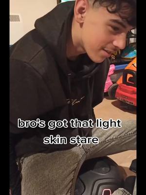 A post by @mystic_coasterxd on TikTok caption: got that light skin stare rizz #rizz #stare #fyp #fypシ #humor #funny #lol #bro #foru #xyzbca #meme 