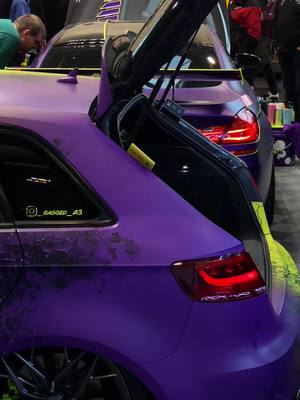 A post by @_bagged_a3 on TikTok caption: Essener Motor Show - #audi #bmw #audia3 #bmwm6 #essenermotorshow #essen #motorshow #fy #fyp #fypシ #foryou #foryoupage #folie #💛 #💜 #car #tuning #nfs 