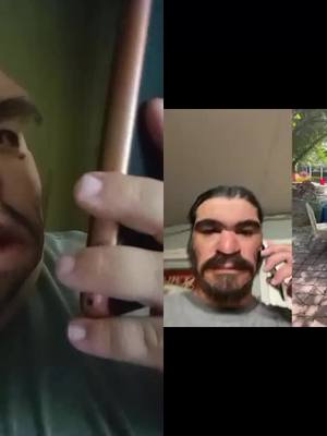 A post by @mr_el_jefe_72 on TikTok caption: #duet with @foggb_sdg arguing on the phone with the fam🤣🤣🤣🤣 #foryoupage #fyp #humor