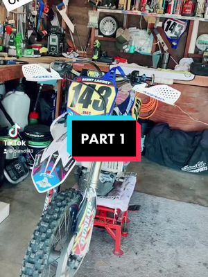 A post by @bland143 on TikTok caption: FOUND THE MISSING FOOTAGE FROM PART 1 #fyp #bikework #motocross #dirtbike #teardown #mechanic #foryoupage #knifeamonth #blewup 