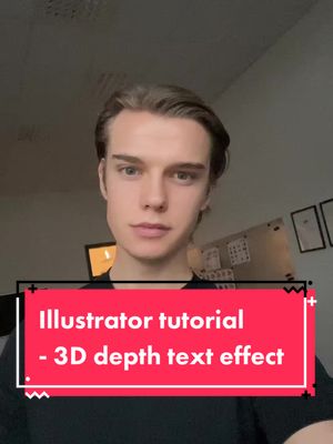 A post by @bildvaxlarna on TikTok caption: New week - new spicy tutorial! 🌶️Whats better than starting the week of with a cool text effect in illustrator!😍 #foryou #graphicdesign #design 