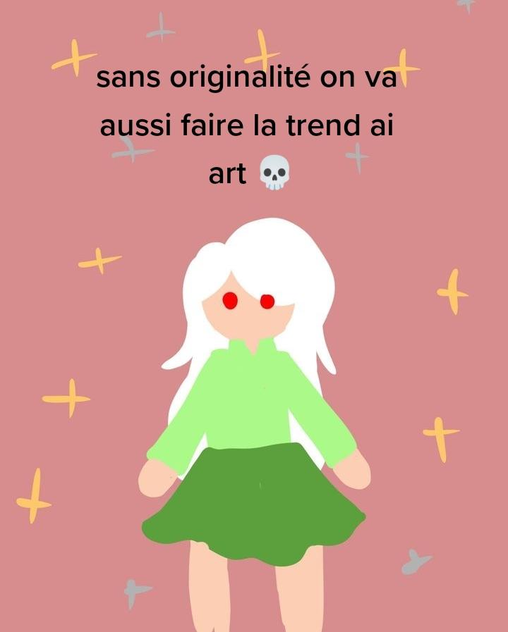 A post by @ on TikTok caption: si vous avez des idées de dessin à faire je suis preneuse #viral #aiart #procreate #tuto? 