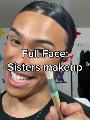 A post by @selfdefenseonline on TikTok caption: Definitely buying her some brushes cause why she only got 3 😂😂😂 no ma’am and where’s the freaking powder 😩 #makeupchallenge #makeupbagroast #greenscreen