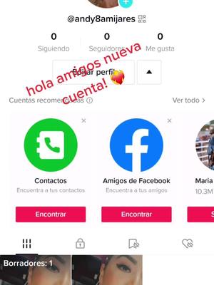 A post by @.andy8amijares on TikTok caption: nueva cuenta en comentarios  dejo enlace!  corran para hacerles live