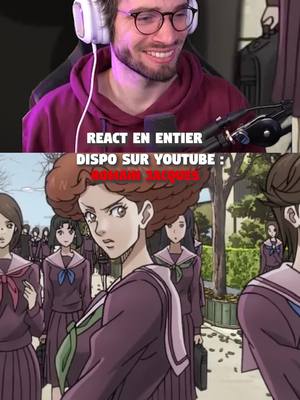 A post by @romainjacquesanime on TikTok caption: #reactanime #anime #weeb #jojosbizarreadventure