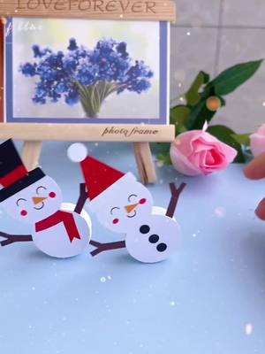 A post by @origami_fish on TikTok caption: You are my snowman!#fpy #handmade #DIY