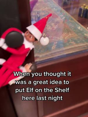 A post by @thelennoxfamily on TikTok caption: And now you can’t leave the house! #elfontheshelf #tiktokmoms #MomsofTikTok #fyp 